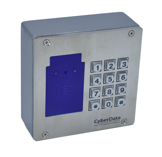 CyberData 011426 RFID/Keypad Secure Access Control Endpoint