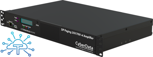 [011598] CyberData SIP Paging 25V/70V +4 Amplifier